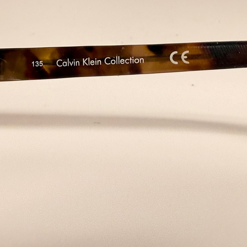 Calvin Klein Collection CK8549 234 Tortoise Shell Eyeglasses Frames 51-17-135 - Picture 6 of 7